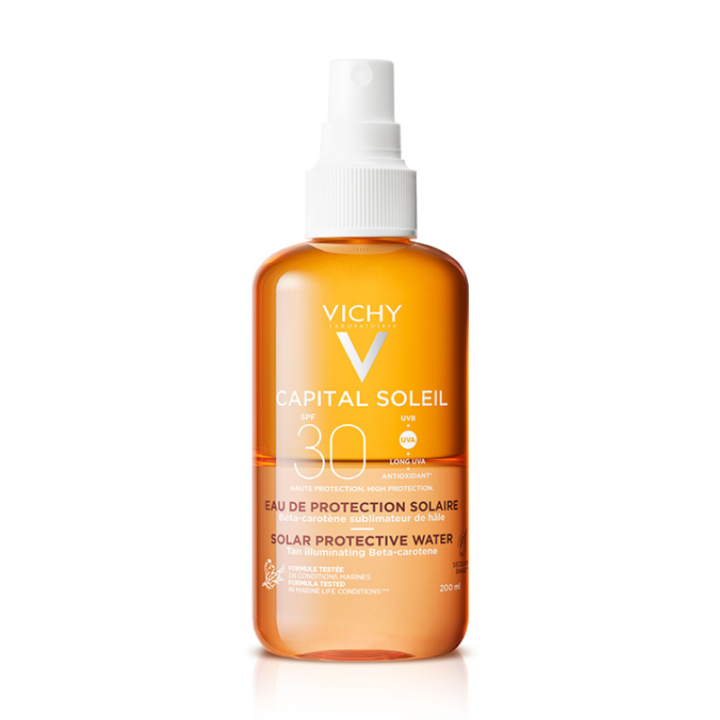 Apa de protectie solara SPF30 Capital Soleil, 200ml, Vichy