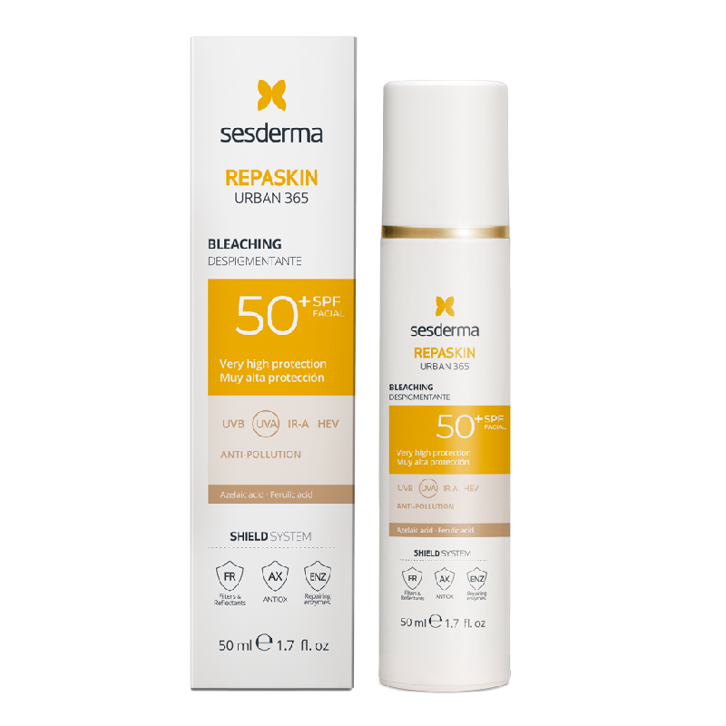 Crema depigmentanta SPF50, Urban 365 Repaskin, 50 ml, Sesderma