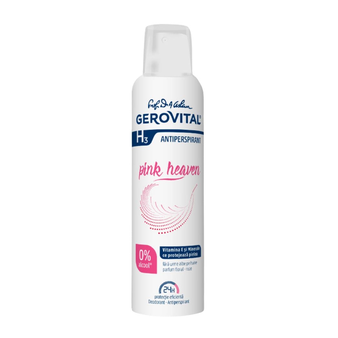 Antiperspirant Pink Heaven H3, 150 ml, Gerovital