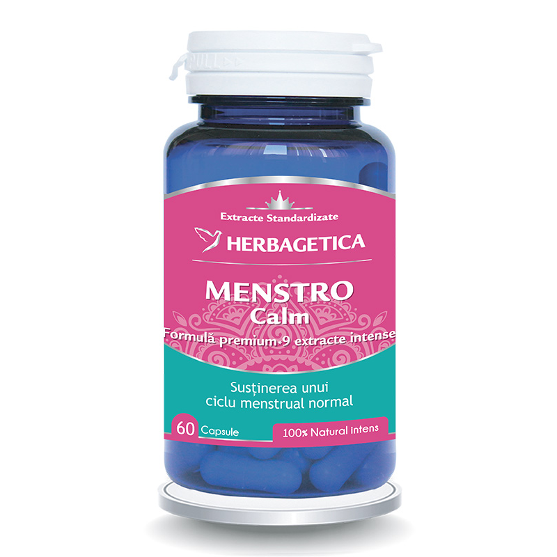 Menstrocalm, 60 capsule, Herbagetica