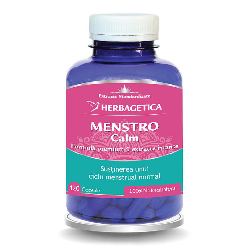 Menstrocalm, 120 capsule, Herbagetica