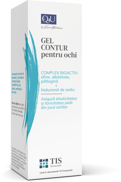Gel pentru conturul ochilor NutriTIS Q4U, 20ml, Tis Farmaceutic