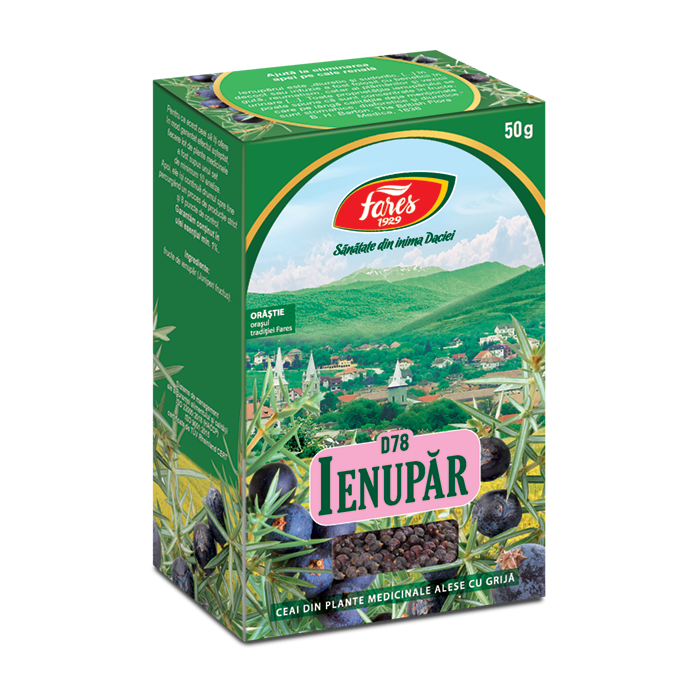Ceai din fructe de ienupar D78, 50g, Fares