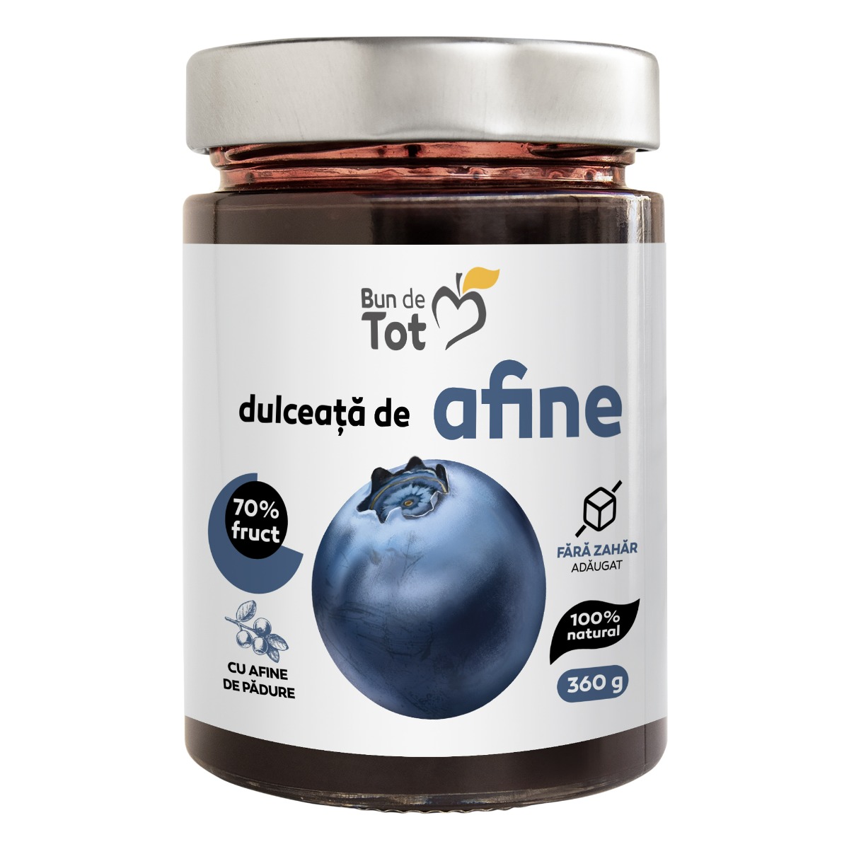 Dulceata de afine, 360g, Dacia Plant