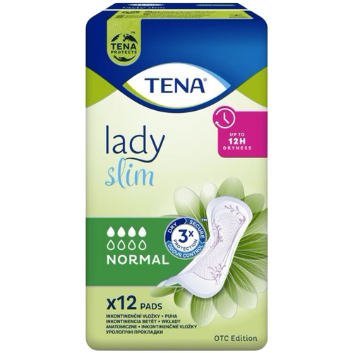 Absorbante pentru incontinenta urinara Lady Slim Normal, 12 bucati, Tena