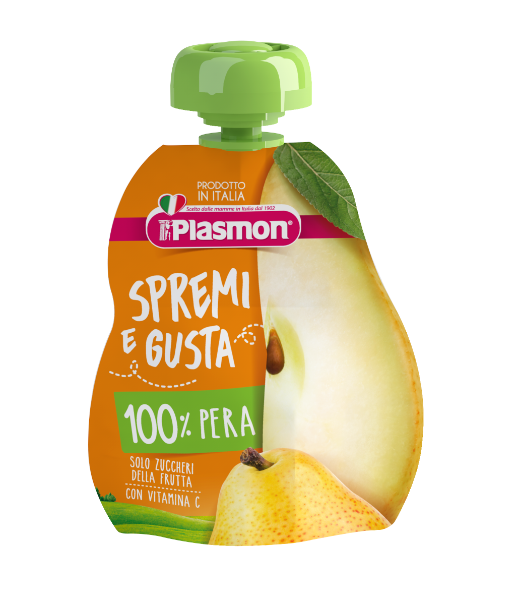 Piure mix de fructe mar, banana si para 6 luni+, 100g, Plasmon