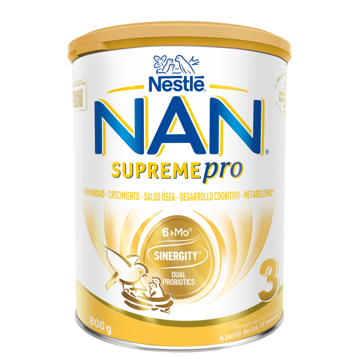 Formula de lapte praf Nan 3 Supreme Pro, 800g, Nestle