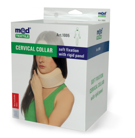 Guler cervical cu fixare usoara si tija de sustinere Nr. 1, 1 bucata, MedTextile