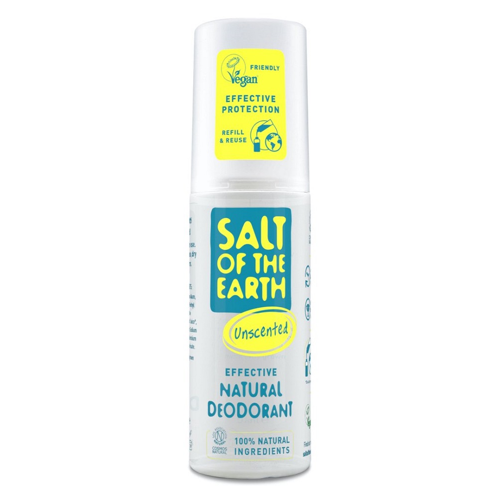 Deodorant spray natural fara miros Salt Of The Earth, 100ml, Crystal Spring