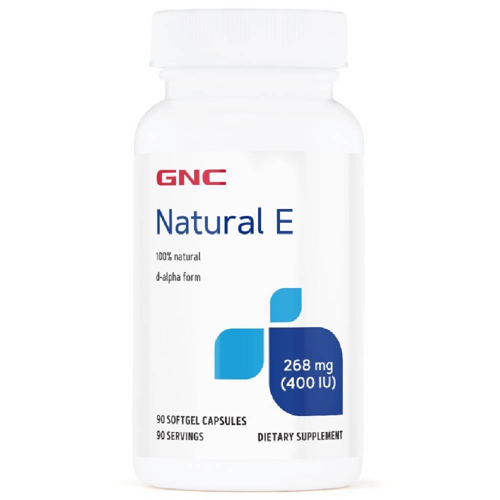 Vitamina E Naturala 400 UI, 90 capsule, GNC