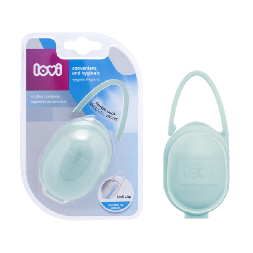 Cutie depozitare suzeta, 1 bucata, Menta, LOVI