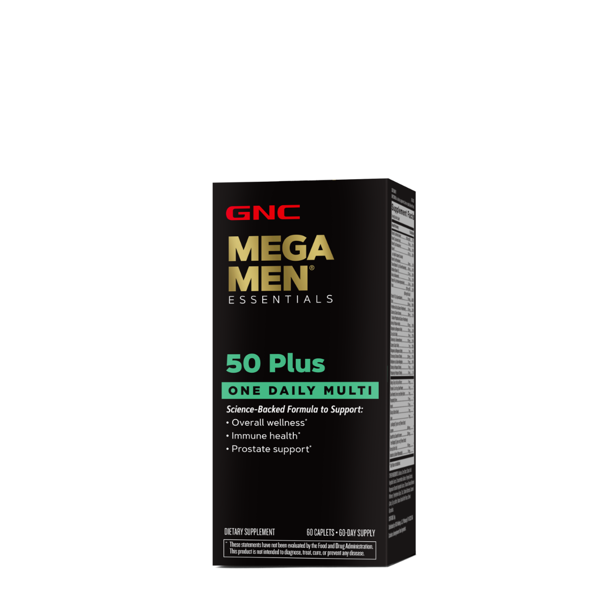 Complex de Multivitamine pentru barbati Mega Men 50 Plus One Daily, 60 tablete, GNC