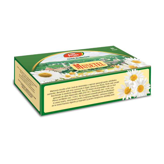 Ceai de musetel, 80 plicuri, Fares