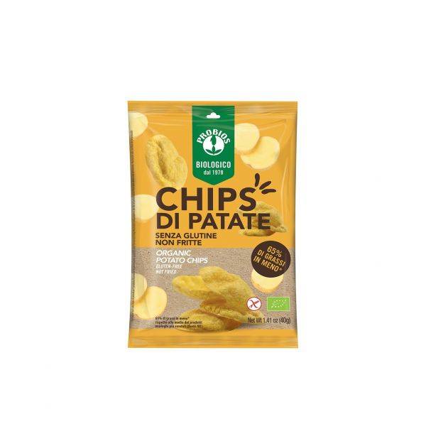 Chipsuri de cartofi fara gluten Bio, 40g, Probios
