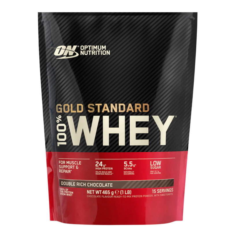 Pudra proteica proteine din zer 100% Whey Gold Standard Ciocolata, 465g, Optimum Nutrition