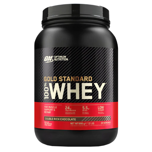 Pudra proteica proteine din zer 100% whey gold standard Ciocolata, 899g, Optimum Nutrition