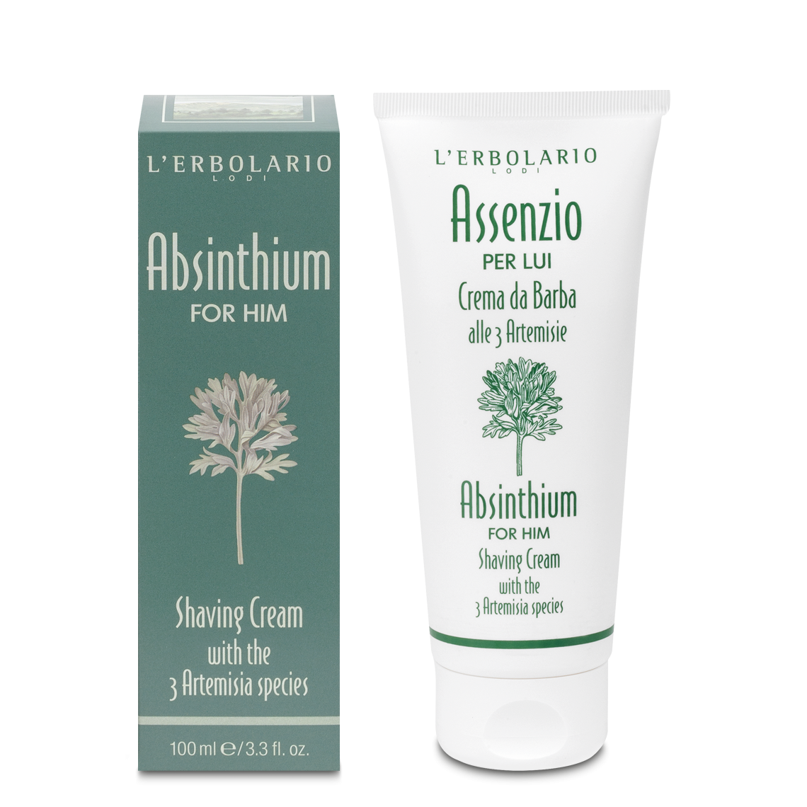 L'Erbolario Absinth Gel pentru ras, 150ml