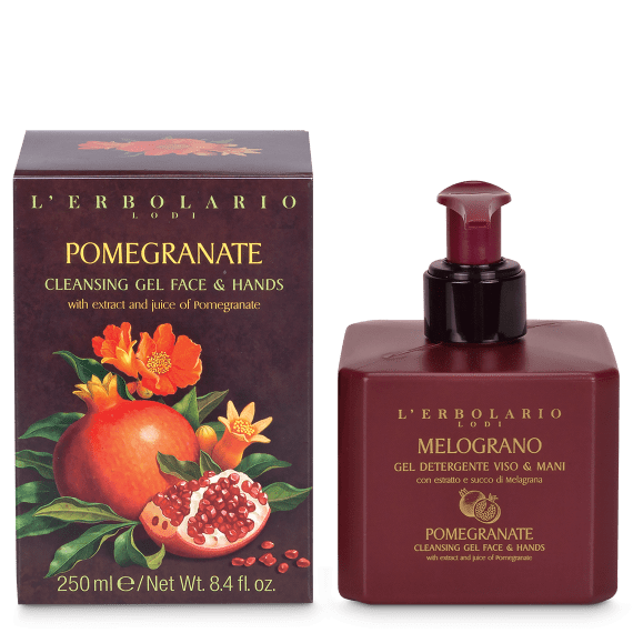 L'Erbolario Gel de curatare pentru fata si maini Rodie, 250ml