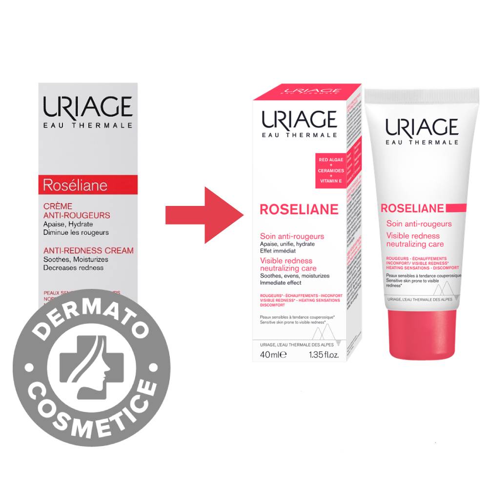 Crema anti-roseata Roseliane, 40ml, Uriage