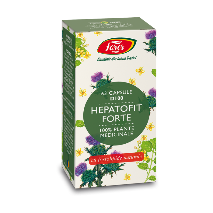 Hepatofit forte, 63 capsule, Fares