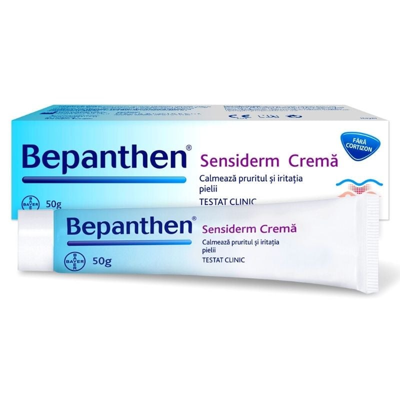 Crema Sensiderm Bepanthen, 50 g, Bayer