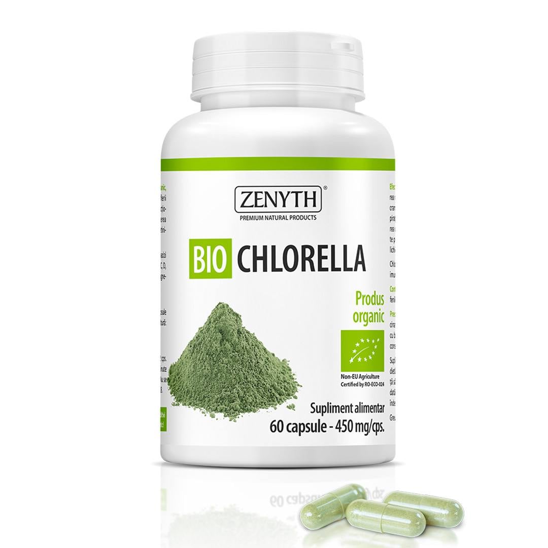 Bio Chlorella 450 mg,  60 capsule, Zenyth