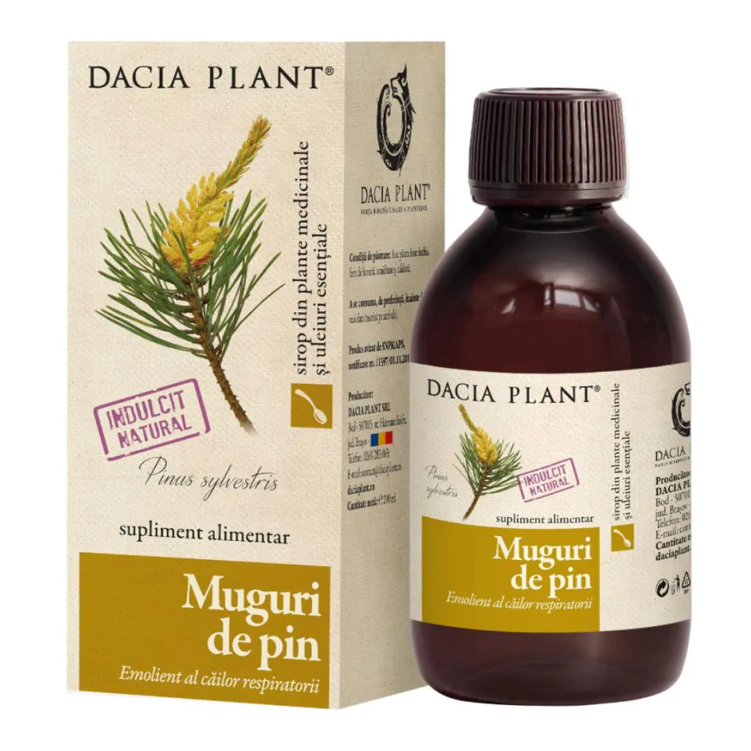Sirop muguri de Pin, 200 ml, Dacia Plant