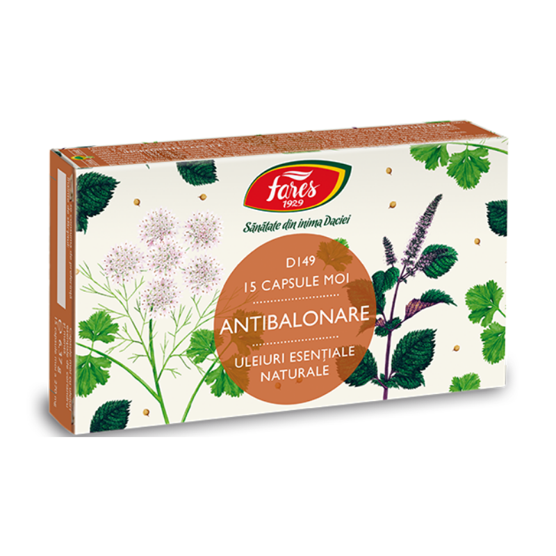 Antibalonare ,15 caps. moi FARES