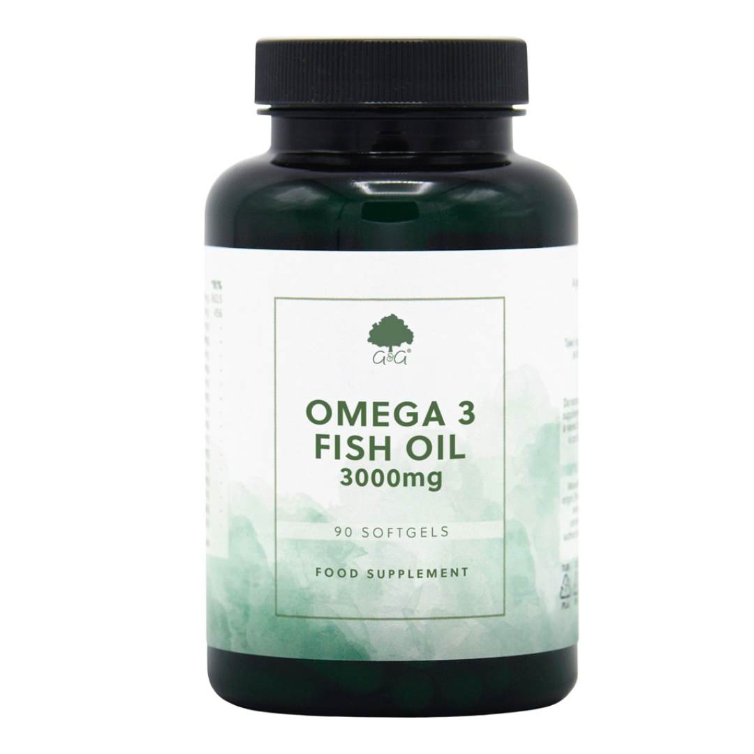 Omega 3 Ulei De Peste, 3000 mg, 90 capsule moi, G&G