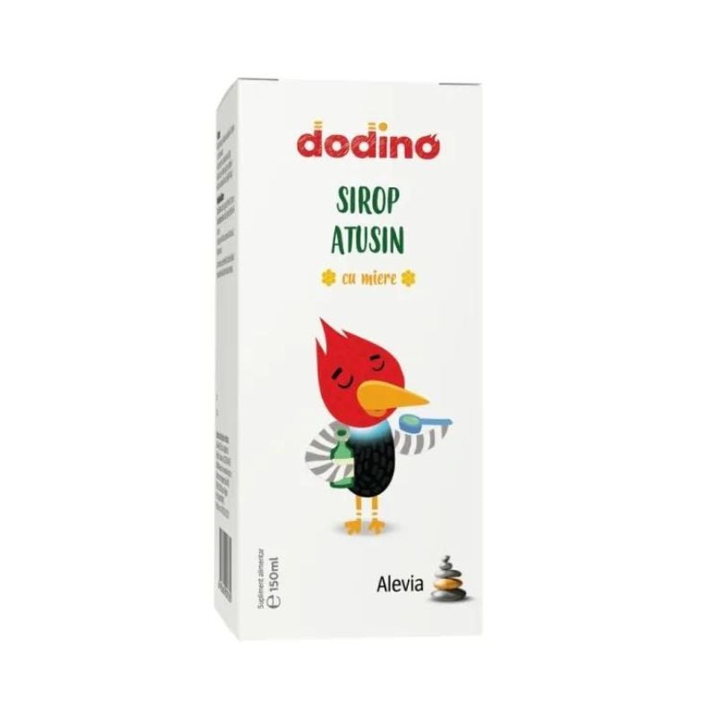 Sirop Atusin cu miere Dodino, 150 ml, Alevia