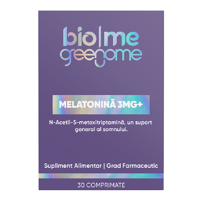 Melatonină 3mg+, 30 comprimate, Biome