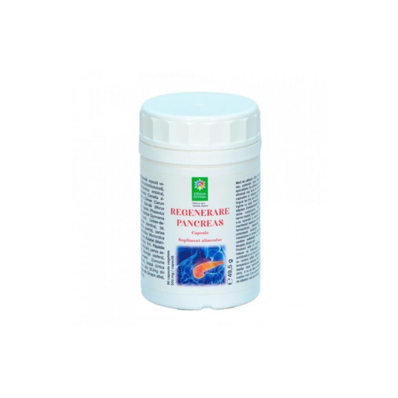 Steaua Divina Regenerare Pancreas, 90 capsule